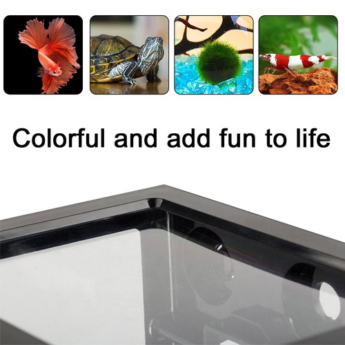 Mini Fish Tank Aquarium Stackable Cube Tank With Fish Tank Acrylic Transparent - Picture 8 of 10