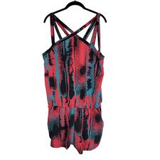 Fabletics Liza Romper Heat Wave Tie Dye Print size Large 10-12 NWT 84.95
