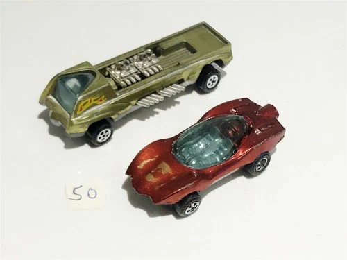 HOT WHEELS RED LINE ERA JOHNNY LIGHTNING VEHICLE COLLECTION LOT #50