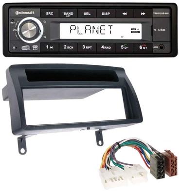 Continental USB 1DIN AUX DAB MP3 Autoradio für Toyota Corolla E12 2003-2008 dunk - Bild 1 von 4