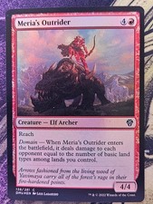 Meria's Outrider 138 Common Dominaria United Magic: The Gathering Foil LP