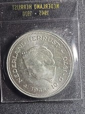 1970 Netherlands 10 Gulden SILVER (0.720 fine, 0.5787 oz ASW)  UNC   stk#p71