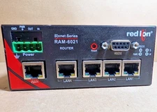 Red Lion Controls Sixnet RAM-6021 Gateway, 5 Eth / 1 Serial Modbus/DNP3 (New NB)