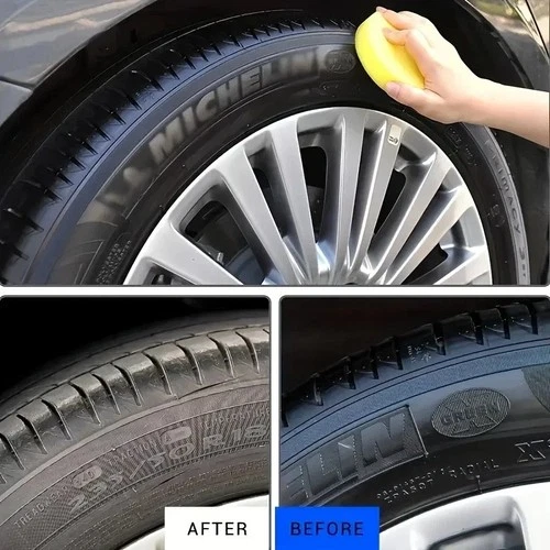 Car Plastic Restorer Trim Polish Black Shine Reviver for Faded Bumpers & Panels - Picture 5 of 6