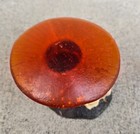 Vintage MCM Wondermold Orange Lucite Resin Mushroom Figurine — photo 2