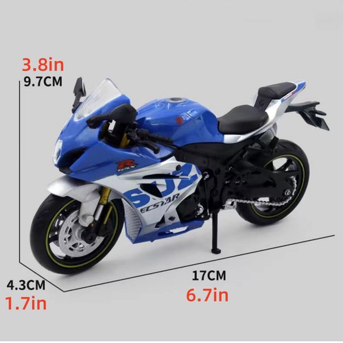 1/12 Scale For Suzuki GSX-R1000 Motorcycle Finished Model Toy Decor Collection - Picture 8 of 14