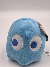 NEW Ms Pac-Man Blue Ghost Plush Toy Stuffed Doll Figure Pacman Arcade 4"