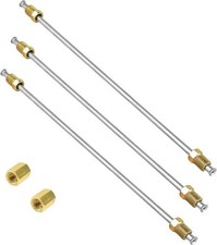 3pcs 316 Brake Line Kit With Fittings 10 Long Stainless Steel Br Size 10 3pcs 316 Brake Line Kit With Fittings 10 Long Stainless Steel Br Size 10