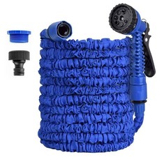 Stretch Hose Pipe Flexible Extendable Garden Magic Spray Gun Patio 15m 50FT