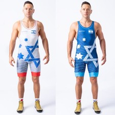 RINGERTRIKOT BERKNER ISRAEL WRESTLING TRIKOT SINGLET SUIT