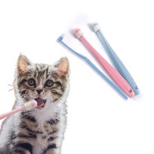 3Pack Small Dog Toothbrush Cat Tooth Brush Brushing Kit pet Toothbrush Cat De...
