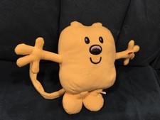 Ty Wow Wow Wubbzy 7" Plush Nick Jr Yellow Plush Bendy Tail Beanie Baby READ DESC