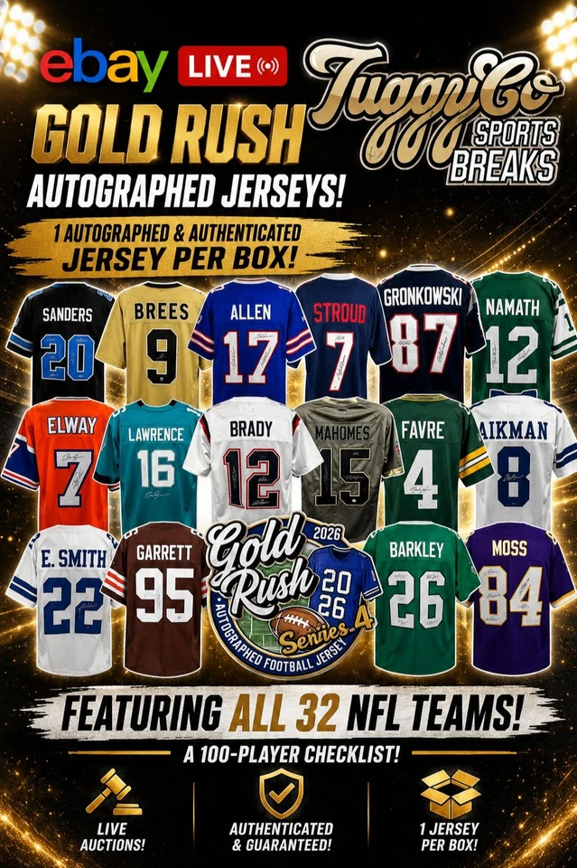 GOLD RUSH JERSEY BREAKS!!!