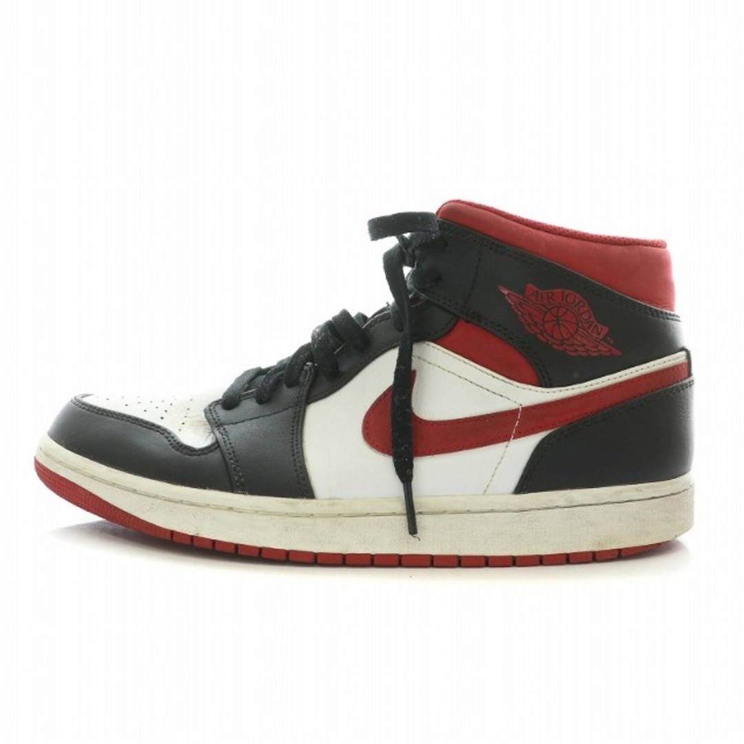 靴 NIKE AIR JORDAN 1 MID WHITE GYM RED 28cm Jordan 1 Mid White Gym Red for Sale | Authenticity