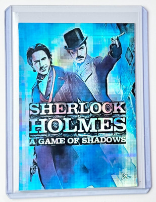 Sherlock Holmes Limited Artist Signed ''A Game Of Shadows'' Refractor Card 1/1