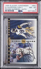 1999 PLAYOFF CONTENDERS ROUND NUMBERS AUTOS DAUNTE CULPEPPER/TORRY HOLT PSA 8