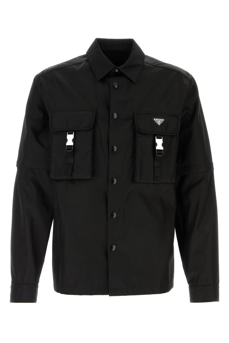 PRADA Nylon Casual Button-Down Shirts for Men for sale - eBay
