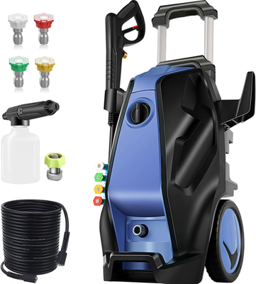 #ad 5000PSI 4.0GPM Heavy Duty Electric Pressure Washer with 33 FT Extension Hose 4 $380.99