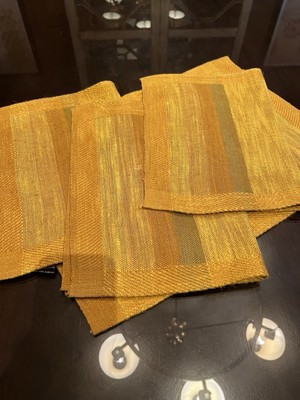 Mid Century Woven Placemats. Bullocks Wilshire. High-End. Made In Switzerland.