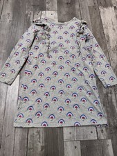 Tea Collection Girls Ruffle Sleeve A-line Umbrella Rainbow Size 10 Ballet Dress