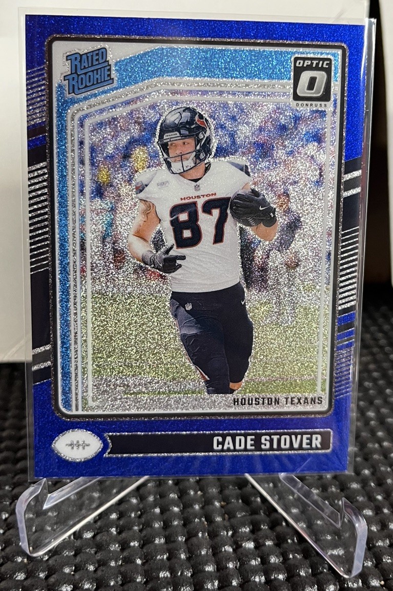 Cade Stover Panini Donruss Optic #218 Blue Glitter