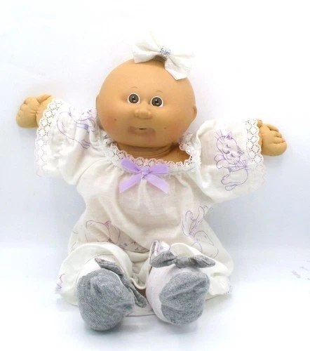 Cabbage Patch Kids HM4 1985 Doll Wheat Tuft Paci Face Brown Eyes