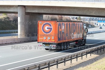 LKW Foto MAN Planensattelzug UK schwarz GRAMPIAN Continental #l7yi