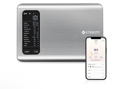 Etekcity Smart Food Nutrition Scale, Digital Grams and Ounces for Weight Loss,