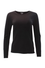 Futura Moda Damen Pullover Schwarz 
