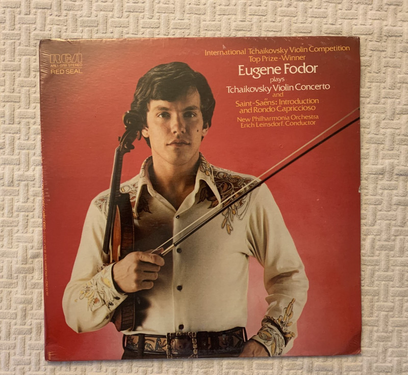 Eugene Fodor ~ SEALED PROMO LP ~ Plays Tchaikovsky Violin Concerto 1974 Vinyl LP