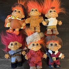Treasure Troll Doll Lot Thanksgiving Theme Lot Vintage
