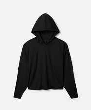 Unbound Merino Womans Ultralight Merino Hoodie Black --Select Size--