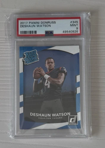 2017 Panini Donruss - Rated Rookie Deshaun Watson #345 (RC) 🔥