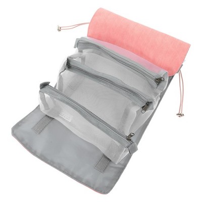  Make -up -Werkzeugspeicherbeutel Multifunktionaler Durchsichtige Kosmetiktasche