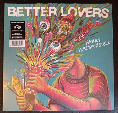 USED: Better Lovers - Highly Irresponsible (LP, Album, Ltd, Red) vinyl - grading