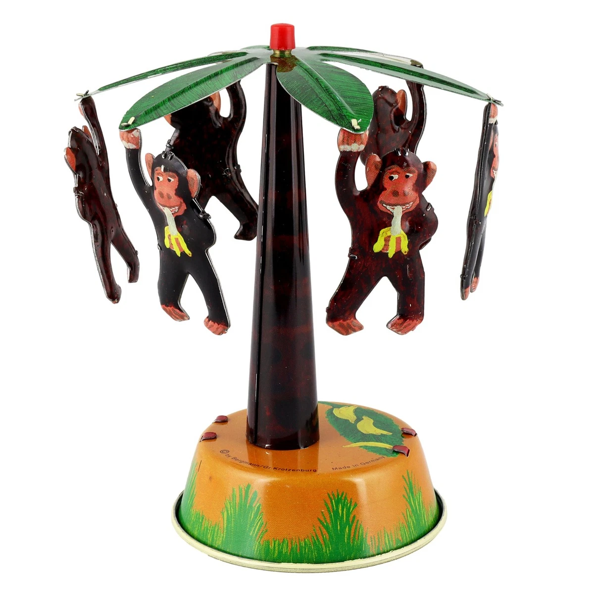 Vieux Singe En Peluche Articulée, Jouet Vintage Des Années 50-60, Fabrication Française