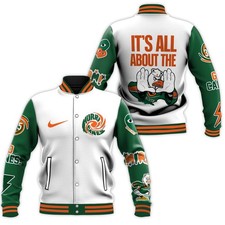 Hurricanes It’s All About The U Our Team Baseball Jacket