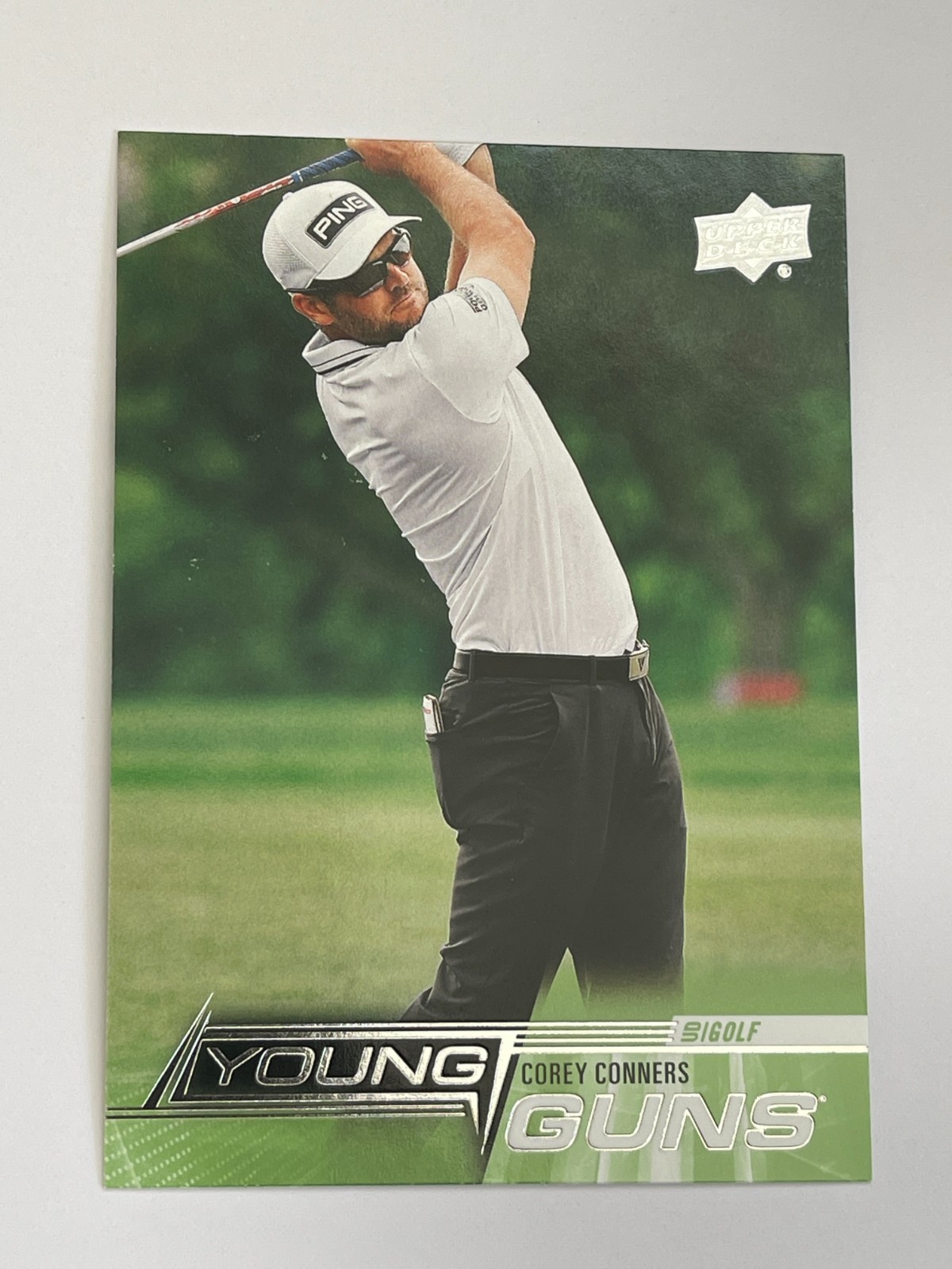 2024 Upper Deck Golf Corey Conners Young Guns Rookie #147