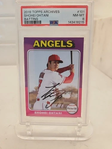 2019 Topps Archives - 1975 Design Shohei Ohtani #101 Batting