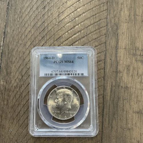 1964D PCGS MS64 50C Kennedy Half Dollar #2863