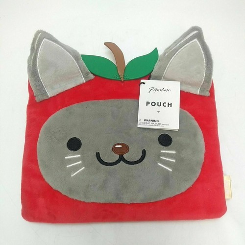 Paperchase Large Pencil Case Fabric Zip Pen Bag Make Up Organizer School