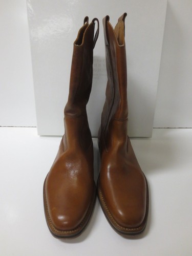 Maison Martin Margiela Distressed Brown Leather Western Boots NEW Sz 38 $995 - Picture 2 of 5