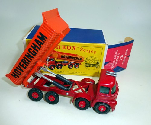 Matchbox King Size K-1B Hoveringam Tipper rot & orange top in "D" Box - Bild 5 von 11