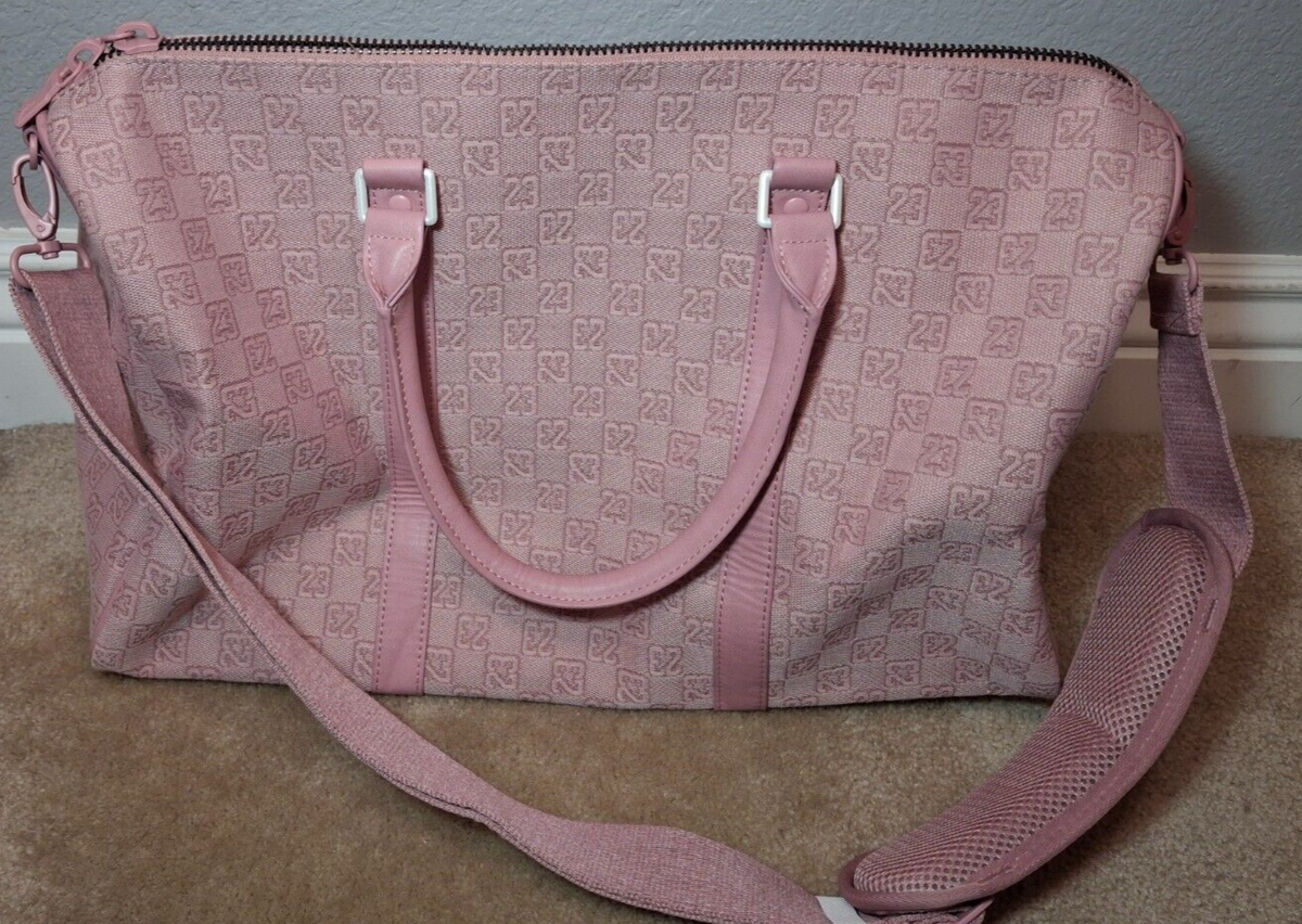 Air Jordan Duffle Bag Medium 25L Monogram Pink Glaze Cross