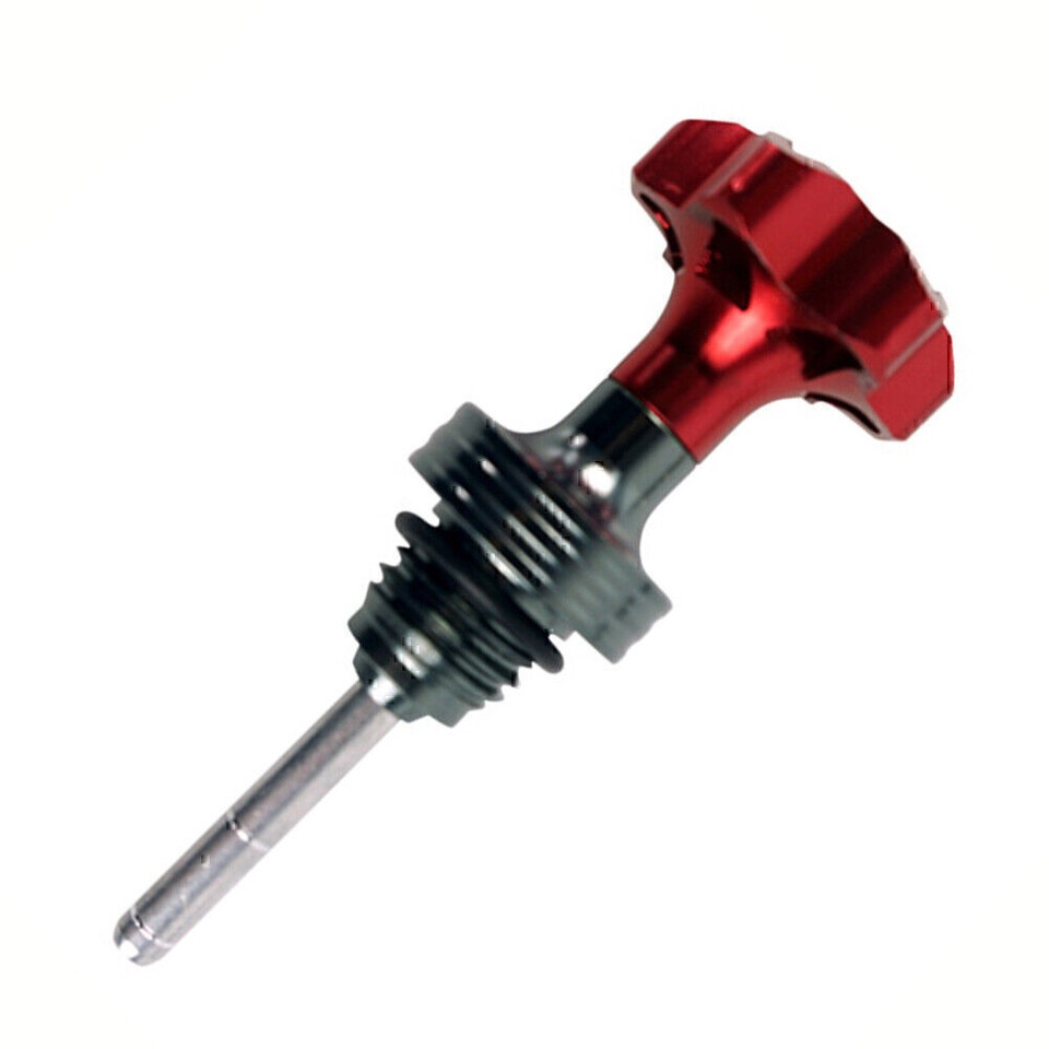 Red Motorcycle Engine Oil Tank Dipstick For 125cc ATV Pit Dirt Bike Go
