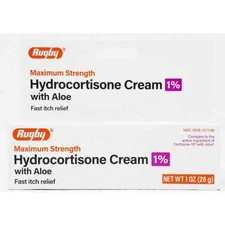 Hydrocortisone 1% Maximum Strength Cream (PACK OF 6)