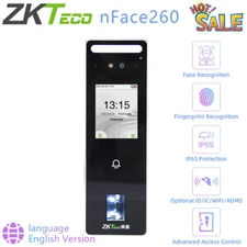 ZKTeco nFace260 ID/IC/ADMS/WiFi Fingerprint Facial Recognition Time Attendance