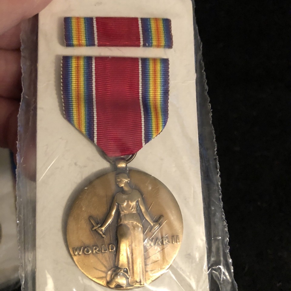 WW2 WWII US Medals Victory ,Asiatic Pacific & American Campaigns