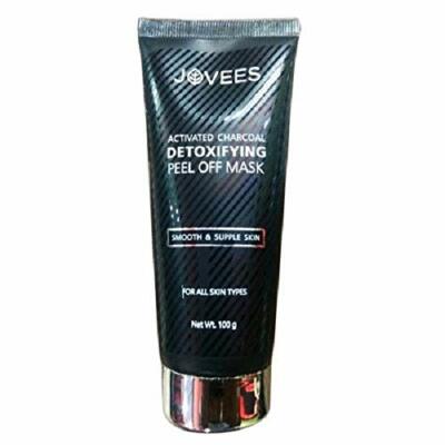 Jovees Activated Charcoal Detoxifying Gel Peel Off Mask 100Gm-