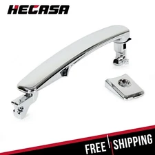 HECASA Front Driver Side Chrome Door Handle w/Key Hole For 09-2015 Nissan Rogue